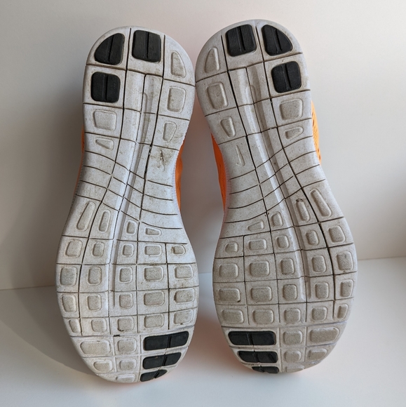 NIKE | Youth Free 3.0 Runners, Orange | Grey - Picture 5 of 8